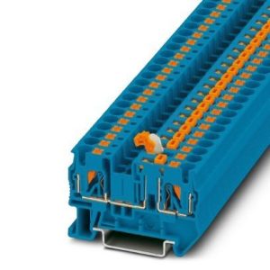 Rastavna redna stezaljka PT 4-MT BU, 500 V, 20 A, push-in priključak, presjek: 0.2 mm2 - 6 mm2, plava