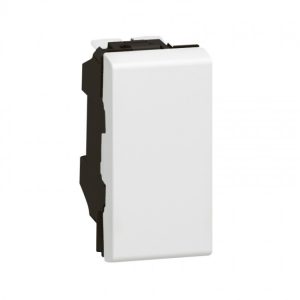 Tipkalo Mosaic, 6 A 250 V, 1 modul,  bijelo