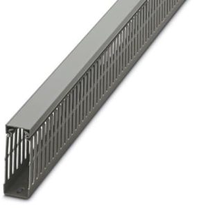 Kanal za ožičenje perforirani, sivi, plastični, š×v×d: 30×80×2000 mm, s poklopcem, tip: CD 30X80