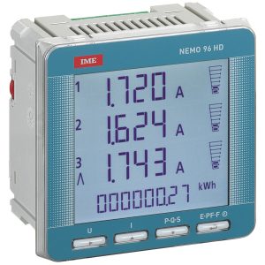 Multifunkcijski mjerni instrument bez komunikacije, 96x96mm, Nemo 96HD+,, napajanje 90..265V AC/110..300V DC sa prikazom viših harmonika