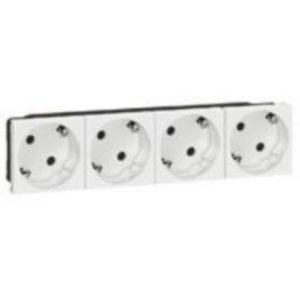 Mosaic utičnica, 4x2P+E, standardna