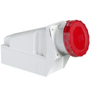 Utičnica zidna 3P+N+PE, 63A, 380-415V, 50/60Hz, IP67, priključak vijak, satni broj 6