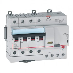 Kombinirani zaštitni prekidač iDPNN Vigi, 4P, 63A C 30 mA, AC tip