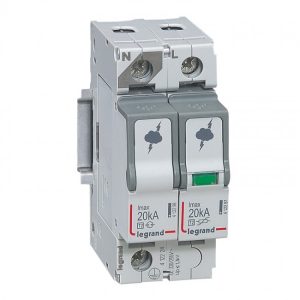 Odvodnik prenapona, 1P+N, tip 2 , 20kA, bez daljinske indikacije