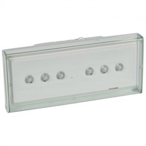 Protupanična lampa U34 LED, autotest i adresibilna, 1 sat autonomije, bez održavanja.. s održavanjem, 450 lm, LED