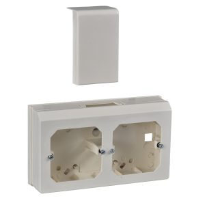 Univerzalna instalacijska kutija za mini kanale, dvostruka