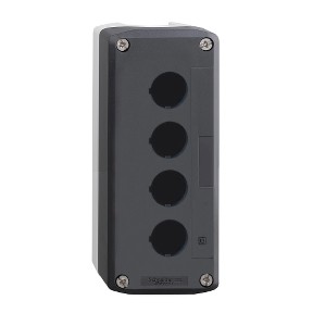 Tamno sivi poklopac praznog kućišta sa svijetlo sivom bazom – 4 otvora