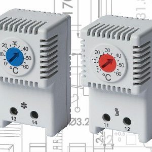 Termostat za uključivanje ventilatora, 1NO kontakt, 0-60°C, 10A