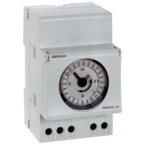 Uklopni sat Talento 271, mehanički, za DIN šinu, tjedni program, vremenski interval 3 sata
