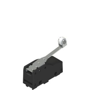 Mini krajnja sklopka MK serije, s polugom i kotačičem, plastična, 1R/1M preklopni kontakt