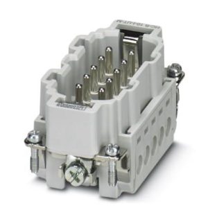 Konektor muški HEAVYCON B10, 10pinski, vijčani priključak, 500 V, 24 A oznake 1 - 10, HC-B 10-I-UT-M