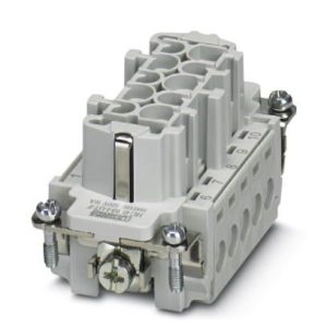 Konektor ženski HEAVYCON B10, 10pinski, vijčani priključak, 500 V, 24 A, oznake 1 - 10, HC-B 10-I-UT-F