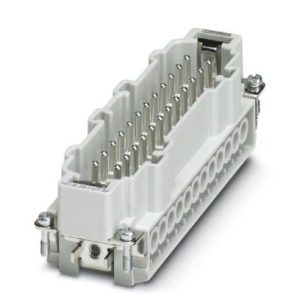 Konektor muški HEAVYCON B24, 24-pinski, vijčani priključak, 500 V, 20 A, oznake 1 - 24, HC-B 24-I-UT-M