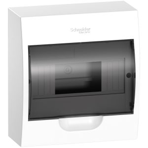 Ormarić modularni Easy9, 1 red, 8 modula, zatamnjena vrata, nadžbukni