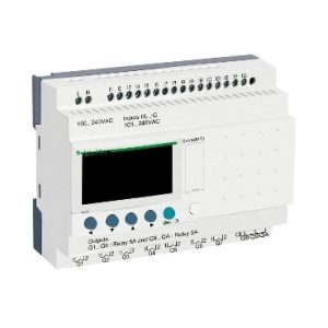 Zelio Logic modularni kontroler - 26 I O - 100..240 V AC - clock - display